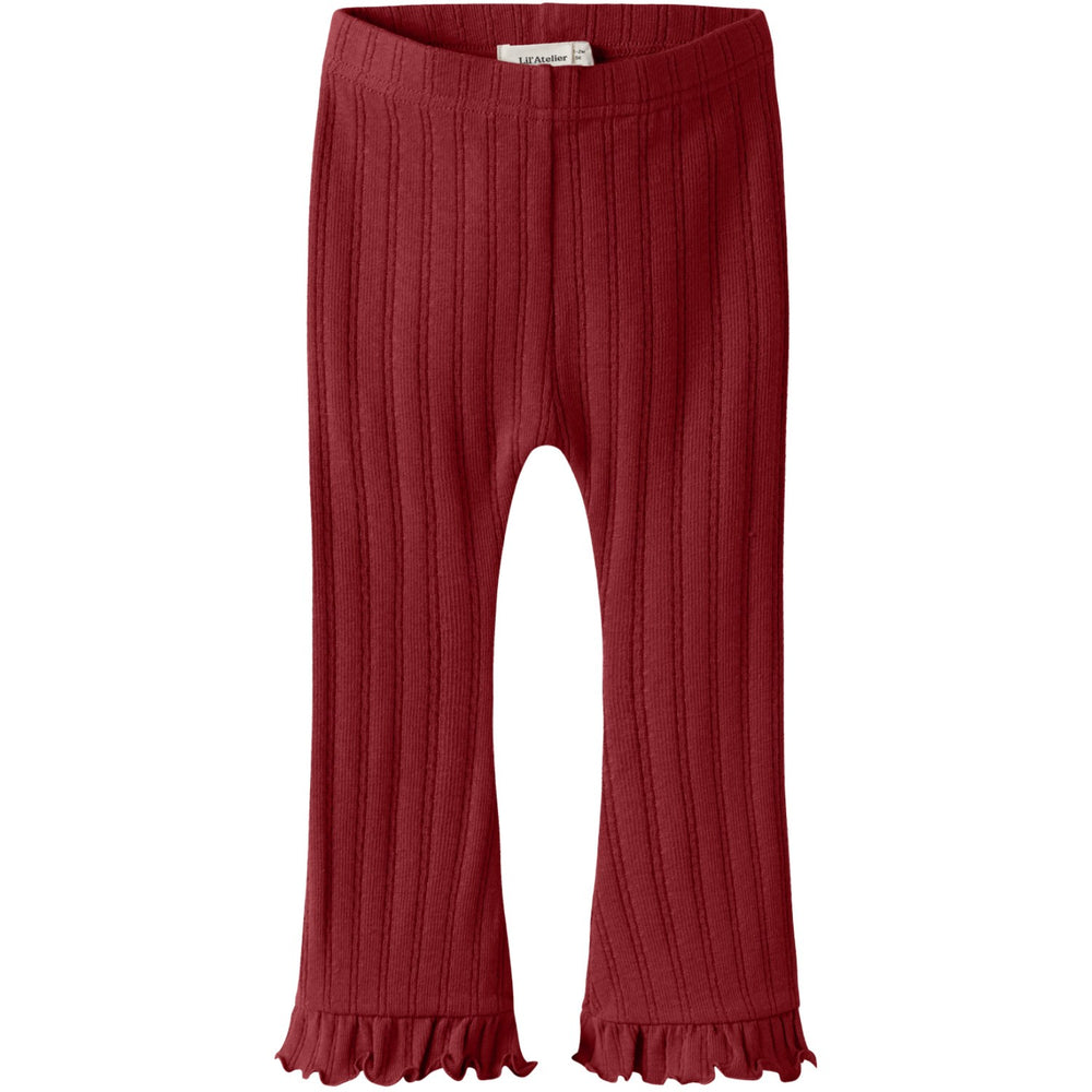 Køb Lil'Atelier Red Dahlia Nmfrita Sig Bootcut Leggings Lil