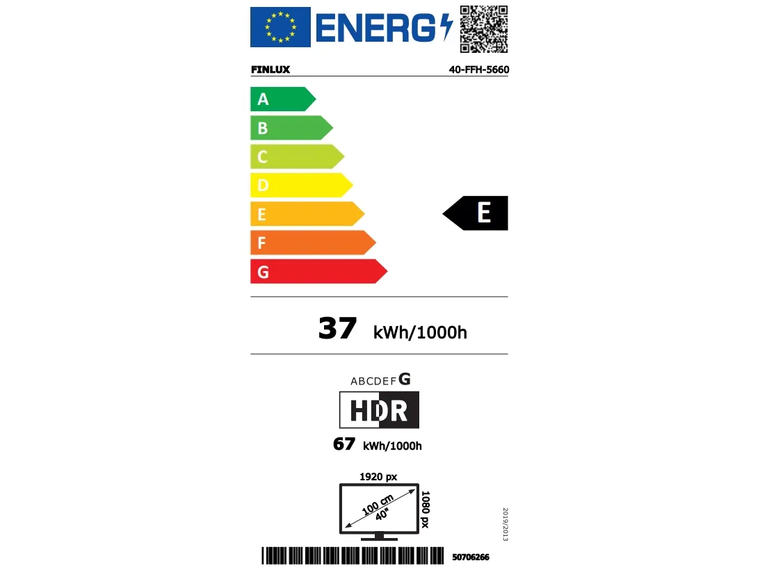 Finlux 40FFH5660 40'' Smart TV FullHD