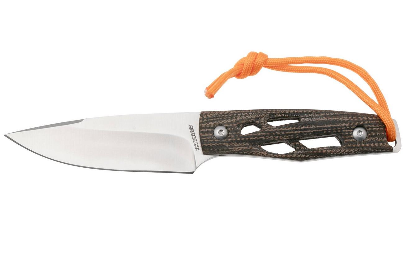 Rough Ryder RR2601 Satin 440, Brown Micarta, vaststaand mes