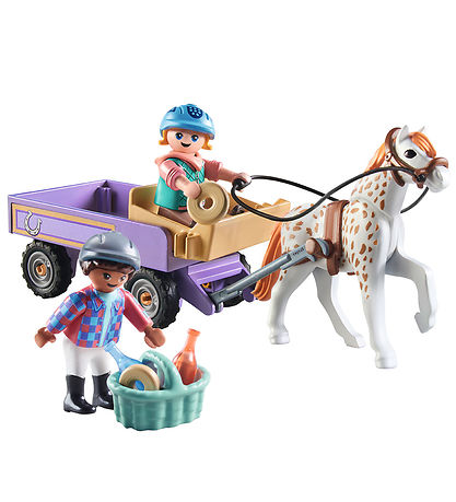 Playmobil Horses Of Waterfall - Ponyvogn - 71496 - 33 dele