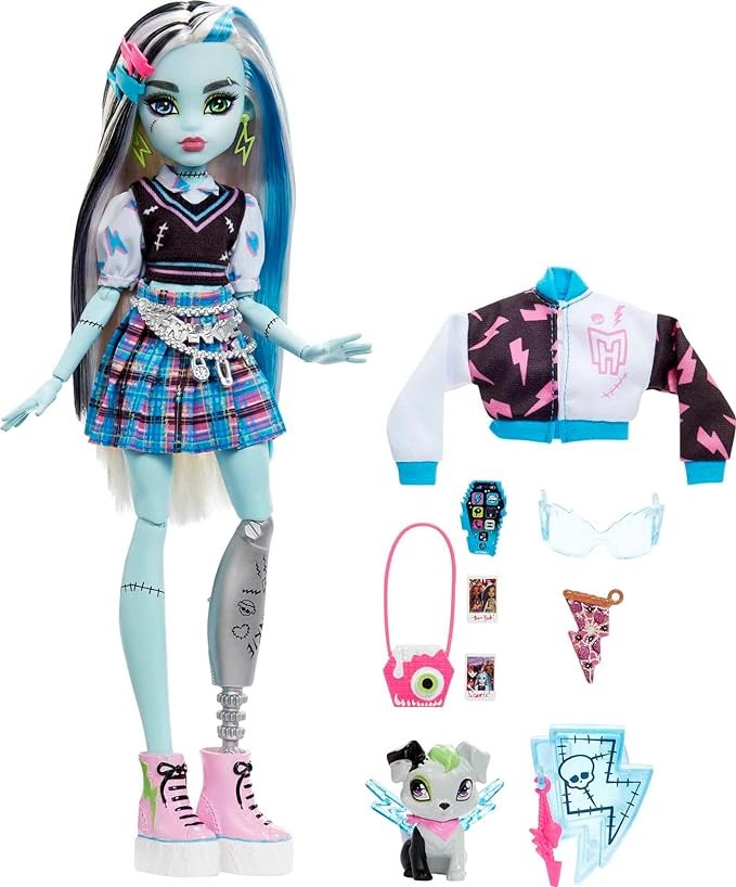 Monster High – Core Doll with Pet - Frankie (HXH73)