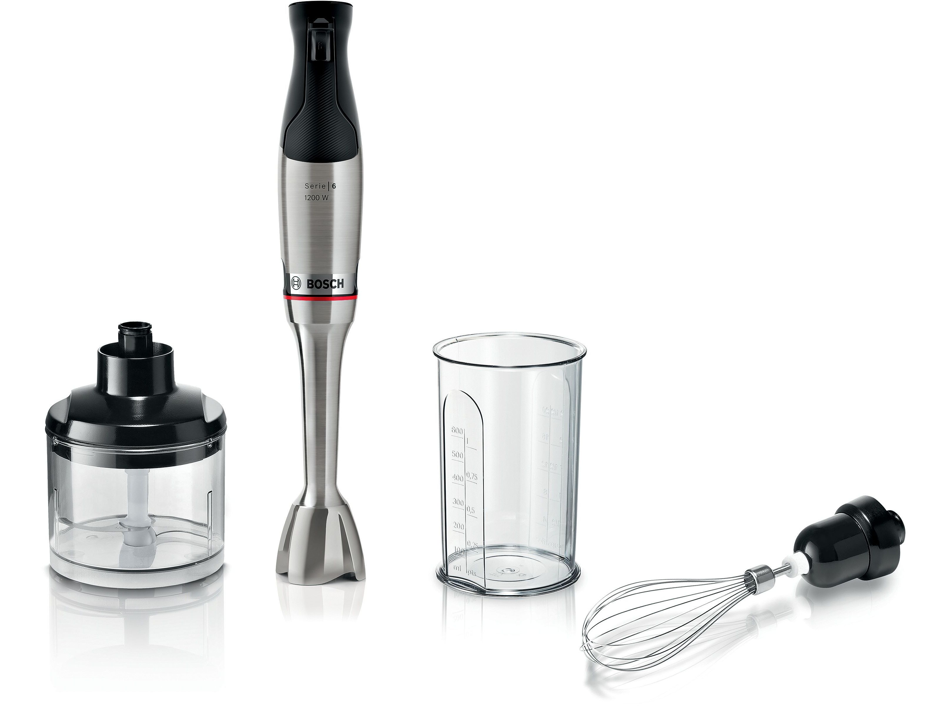 VARINHA MÁGICA COM ACESSÓRIOS BOSCH MSM6M821 ERGOMASTER (1200 W - INOX)