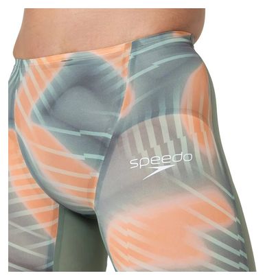 Maillot de Bain Fs Lzr Pure Valor 2.0 Hiwais Jammer Vert/Orange