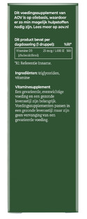 AOV 408 Vitamine D3 Druppels 25ML