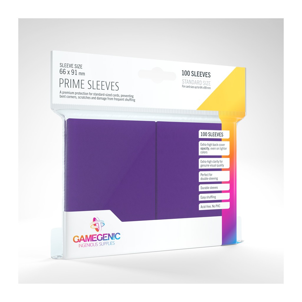 Gamegenic - 100 Prime Sleeves - 66x91