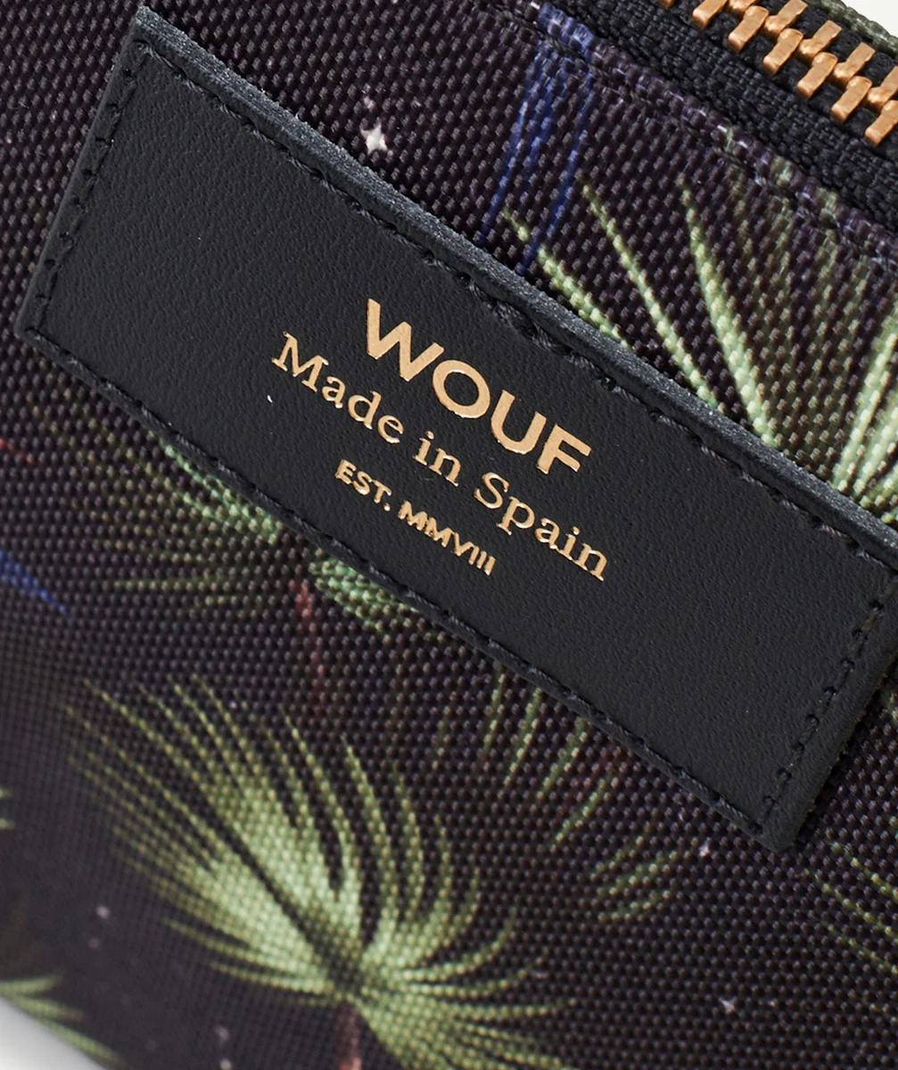 WOUFPOCHETTE EN FIBRES RECYCLÉES IMPRIMÉE TROPICAL