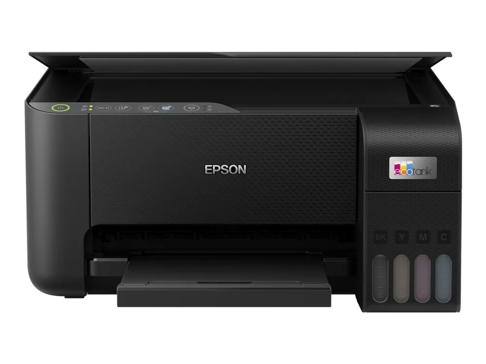 Epson EcoTank ET-2810 - Multifunktionsprinter - farve - blækprinter - ITS - A4 (medie) - op til 10 spm (udskriver) - 100 ark - USB, Wi-Fi - sort