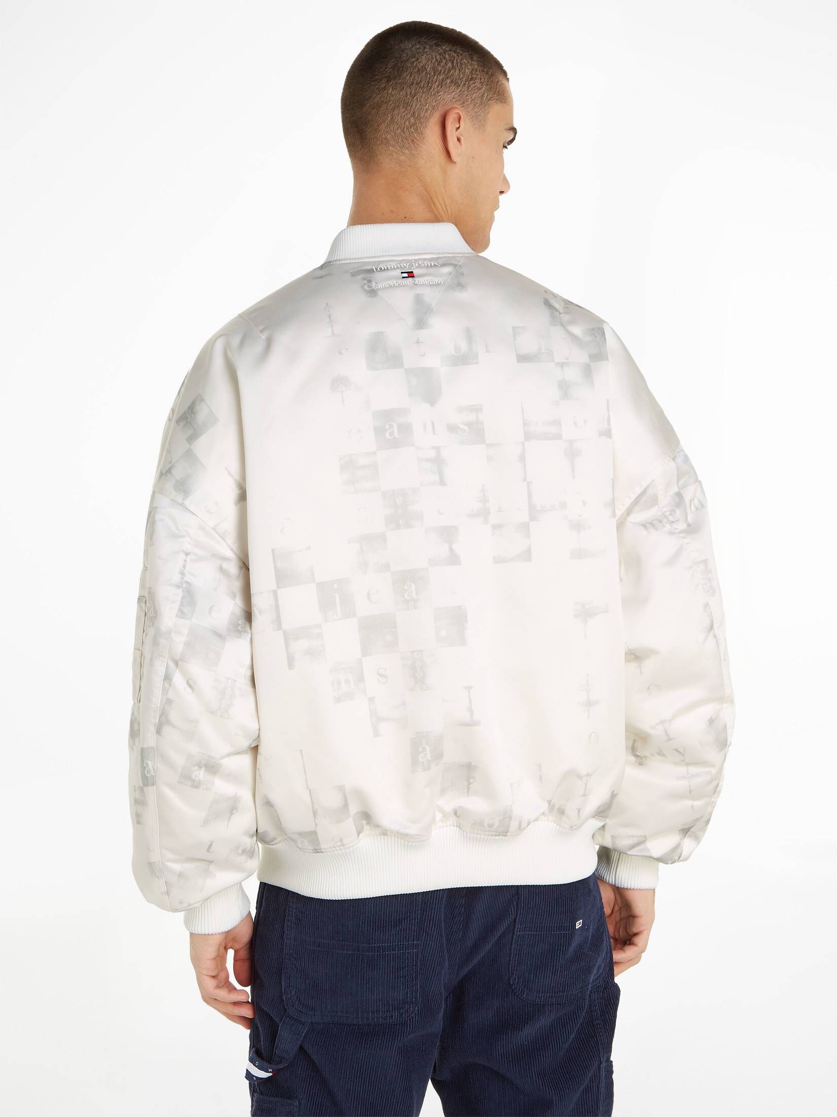 Tommy Jeans| TJCU CKERBOARD SATEEN BOMBER