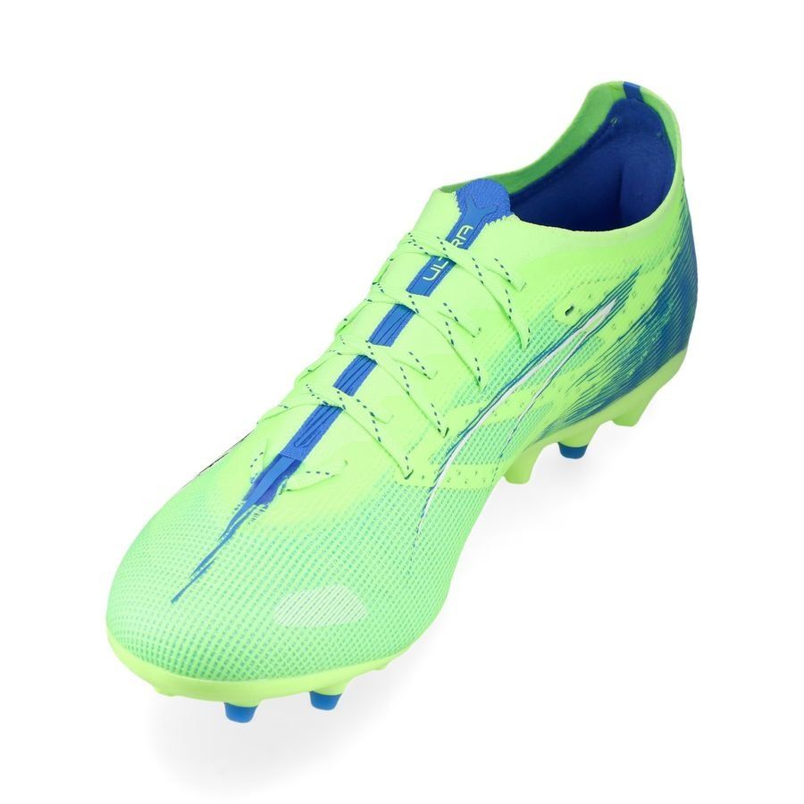 PUMA Ultra 5 Pro MG Lights Out - Fizzy Apple/Blanc/Bleu