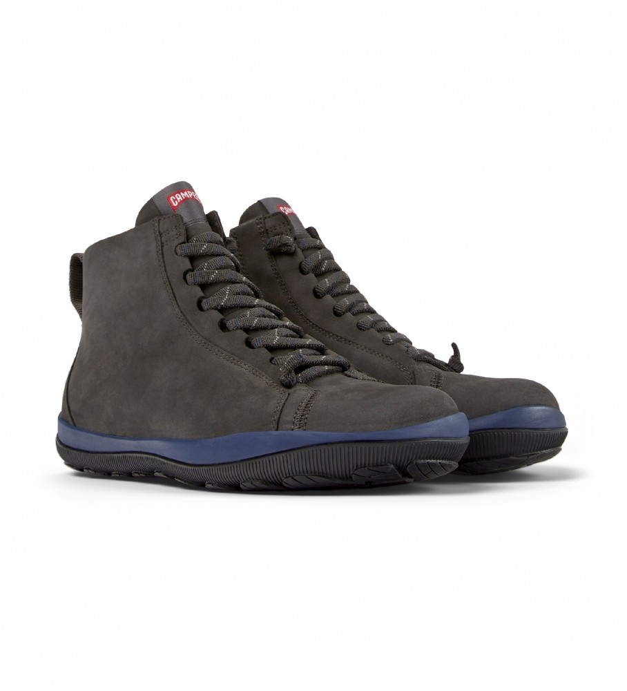 Botas Camper Peu Pista GM em couro cinza