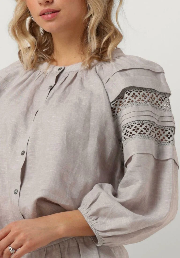 RESORT FINEST grijze resort finest blouse blouse chic