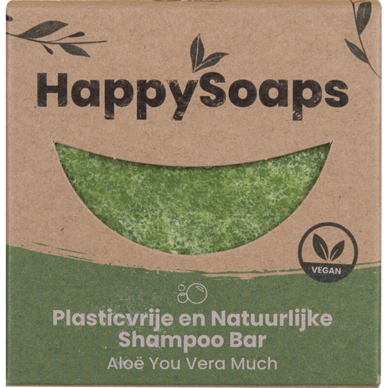 HappySoaps Shampoo bar aloë you vera much