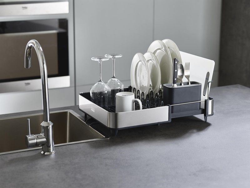 Joseph Joseph Extend Steel Afdruiprek Uitschuifbaar RVS, Kunststof Grijs