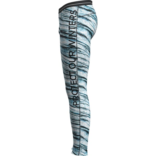 Collant thermique ICEBREAKER MER 200 OASIS LEGGINGS POW AOP SNOW AOP