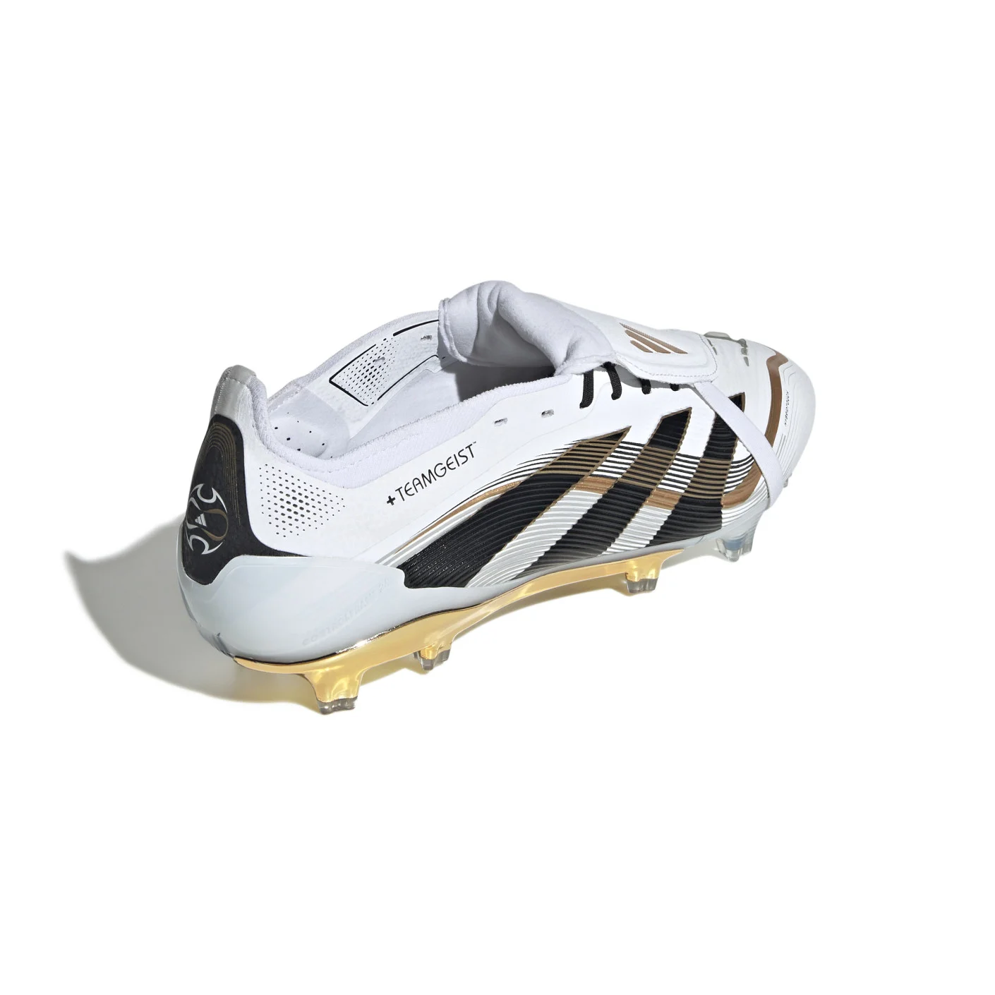 Adidas Predator Elite FT Teamgeist Gras Voetbalschoenen (FG) Wit Zwart Goud