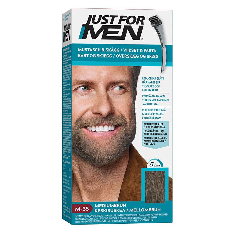 Just For Men Moustache & Beard Medium Brown 28g