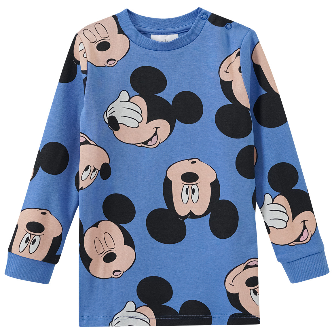 Topomini Micky Maus Schlafanzug mit Allover-Print blau