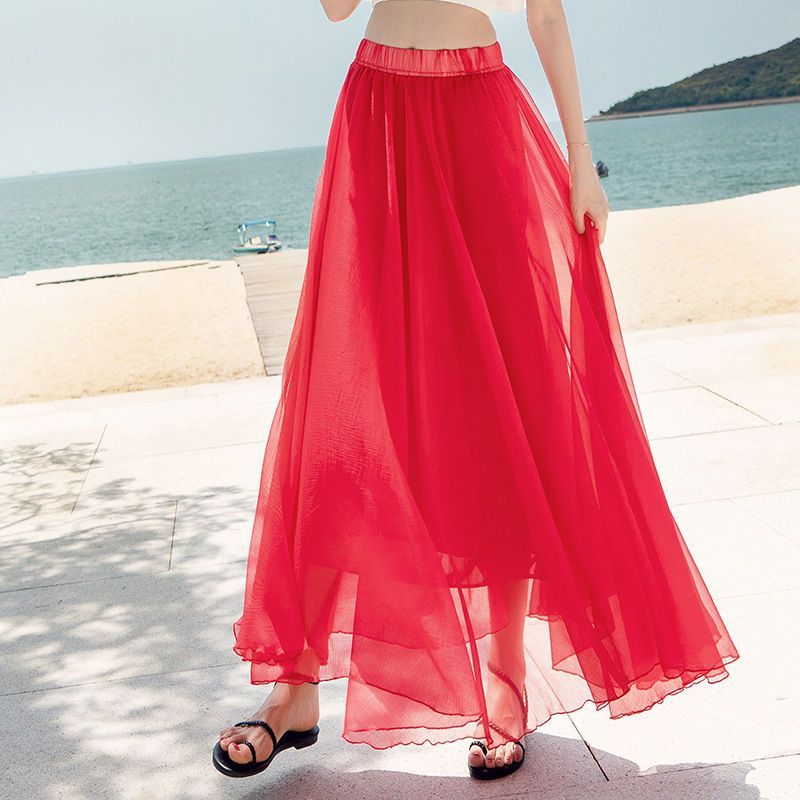 Rorah - Maxi Chiffon Rok