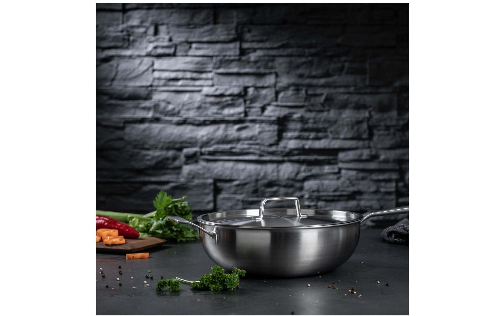 Wok Fiveply 28 cm<br>Wokpfanne