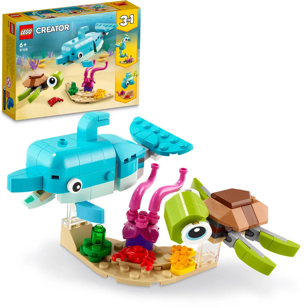 LEGO®CREATOR 31128 -LE DAUPHIN ET LA TORTUE