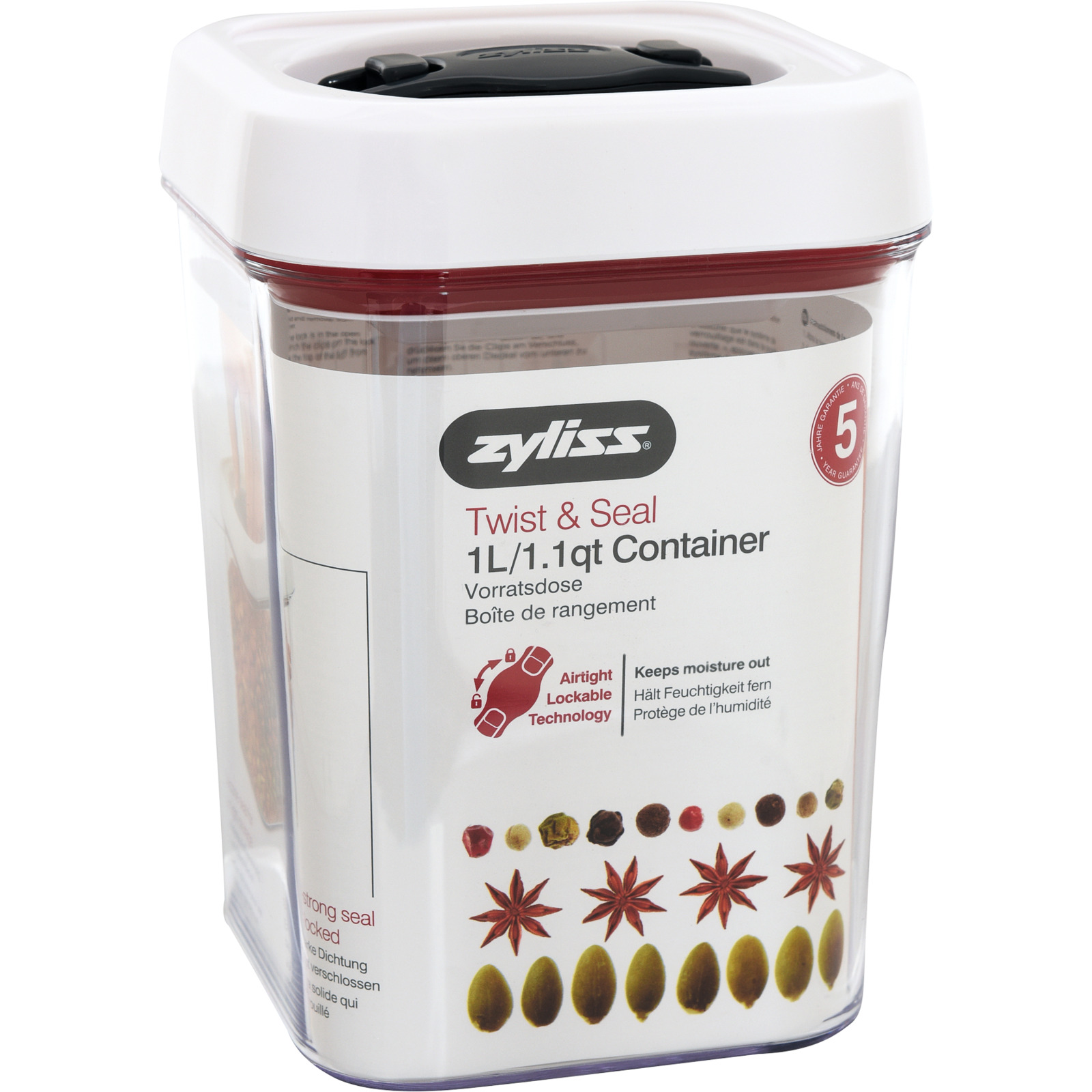 Zyliss Vorratsdose Twist&Seal 1 l