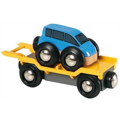 brio autotransporter met oprijplaat