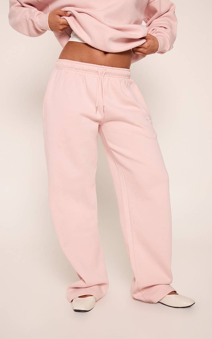 Rose Jogging Large Oversized À Logo Plt