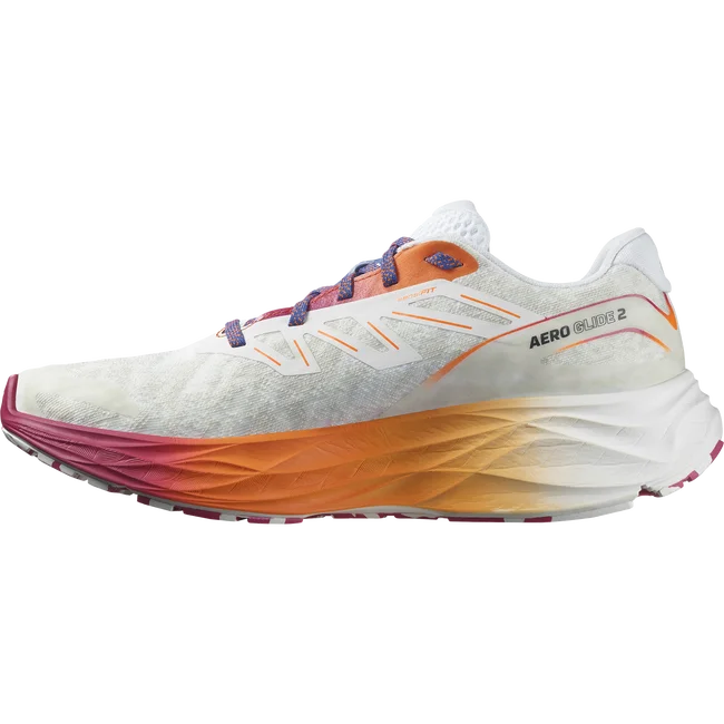 AERO GLIDE 2  Laufschuhe Herren White/DragonFire/Vivacious
