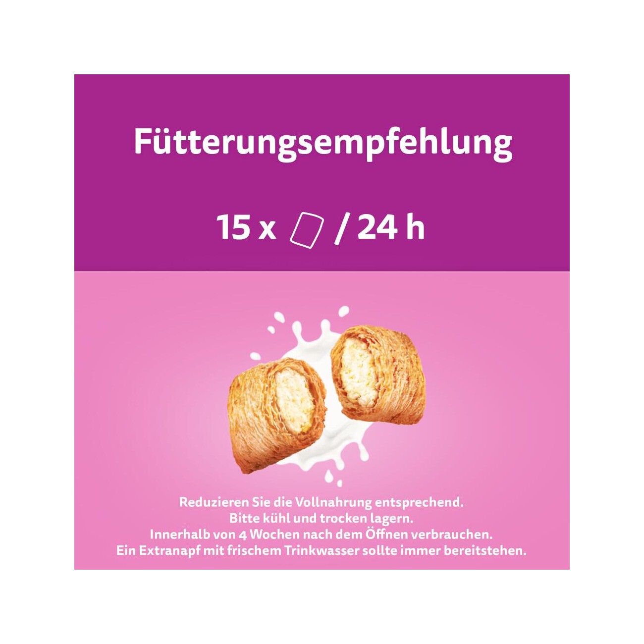 Whiskas Snacks, Junior, Milch-Kätzchen, Huhn 6x50 g