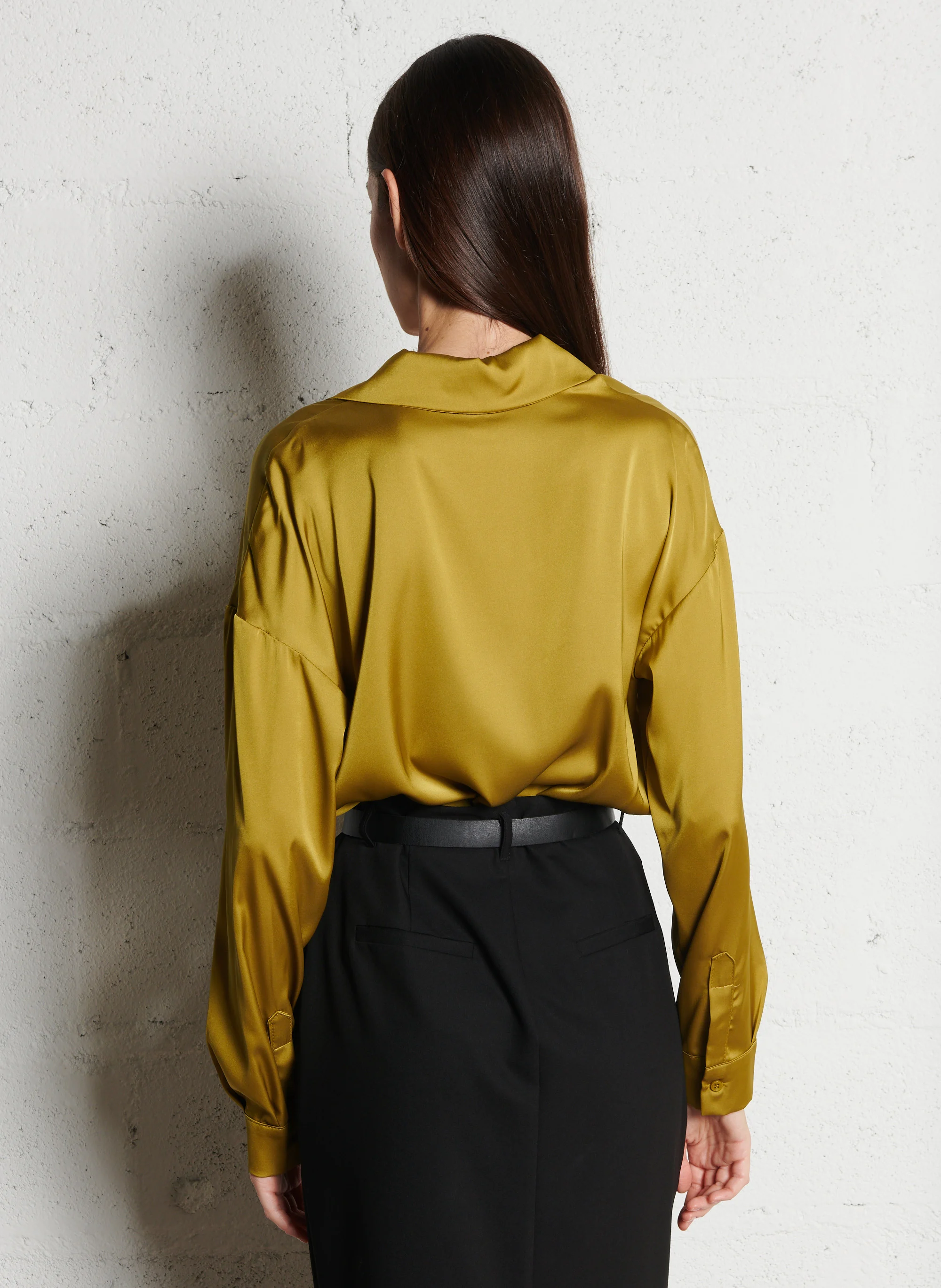 Chemise col classique| Jaune