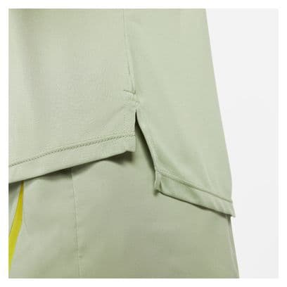 Maillot manches courtes Femme Nike Dri-Fit Swoosh Vert