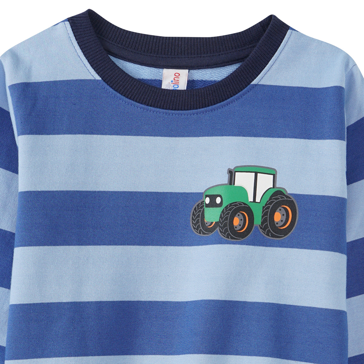 Topolino Jungen Sweatshirt mit Streifen blau / hellblau