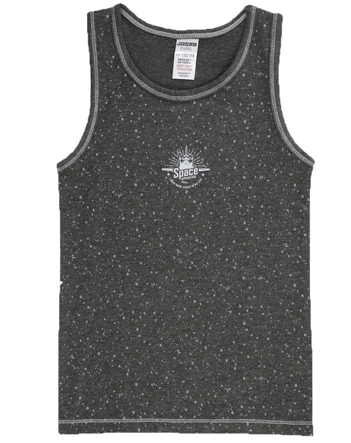 Unterhemd AMAZING SPACE 2er-Pack in anthrazit