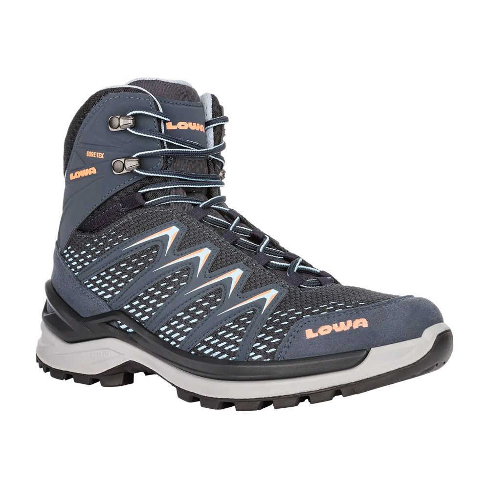 Lowa INNOX PRO MID GTX - Chaussures randonné Femme steelblue/salmon