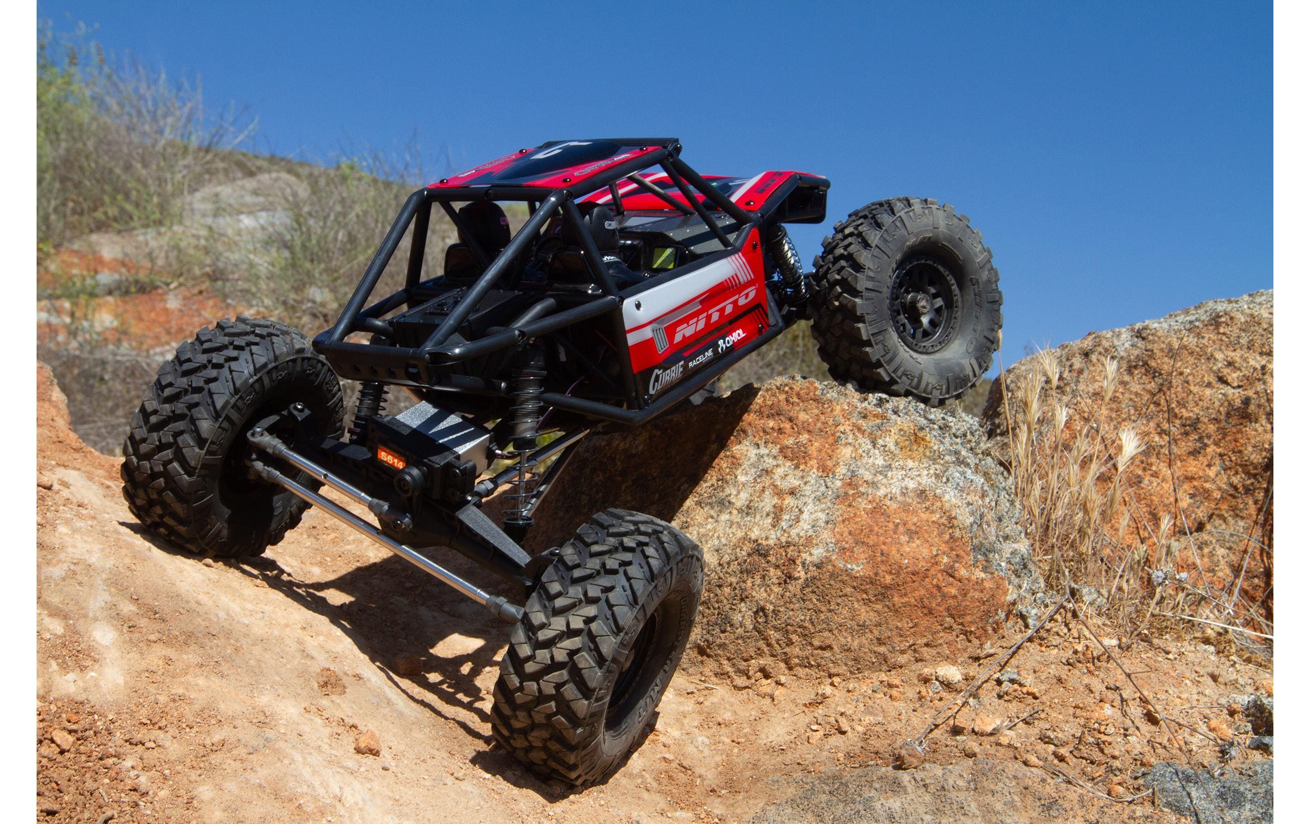 Rock Crawler Capra 4WS, Schwarz, 1:10, ARTR<br>Unlimited Trail Buggy mit Allrad Lenkung