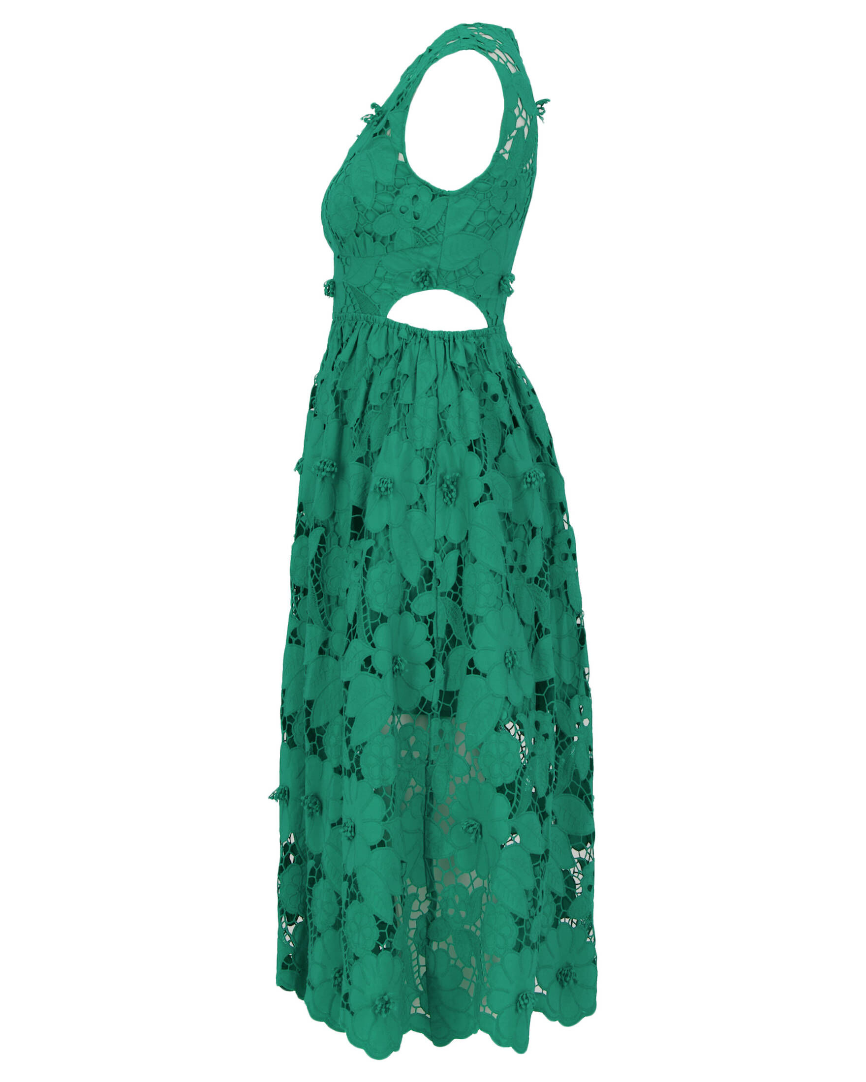 self-portrait| Damen Sommerkleid 3D COTTON LACE