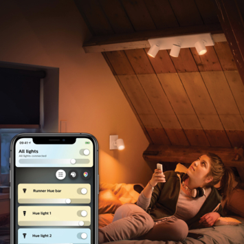 Philips Hue Runner opbouwspot 1x5W wit incl. switch en bluetooth