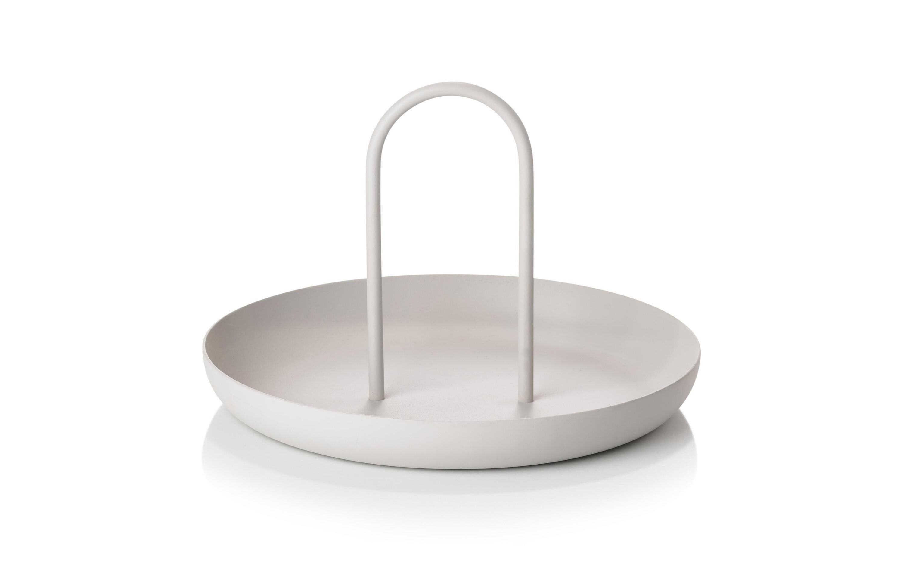Serviertablett Singles 20 cm, HellgrauTablett
