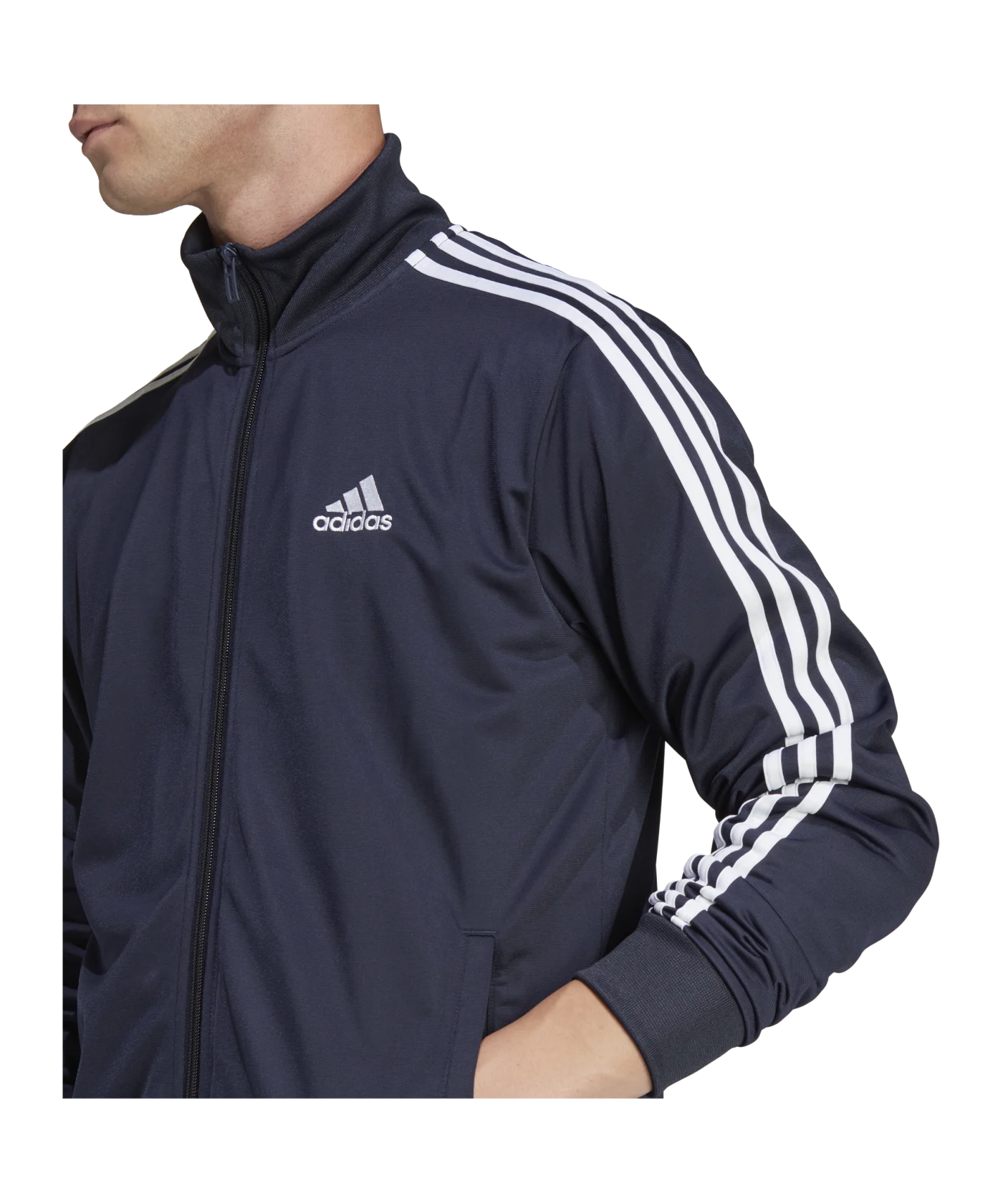adidas Sportswear Basic 3-Stripes Tricot Track Suit Blue