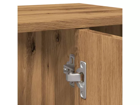 Armoire de salle de bain chêne artisanal 60x32x53,5 cm