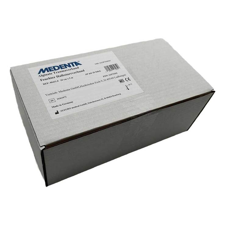 Alginate Traumaverband 10 cm x 5 m, 10 St