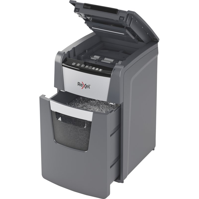 Destructeur Rexel Optimum Auto+ 150X - coupe croisée