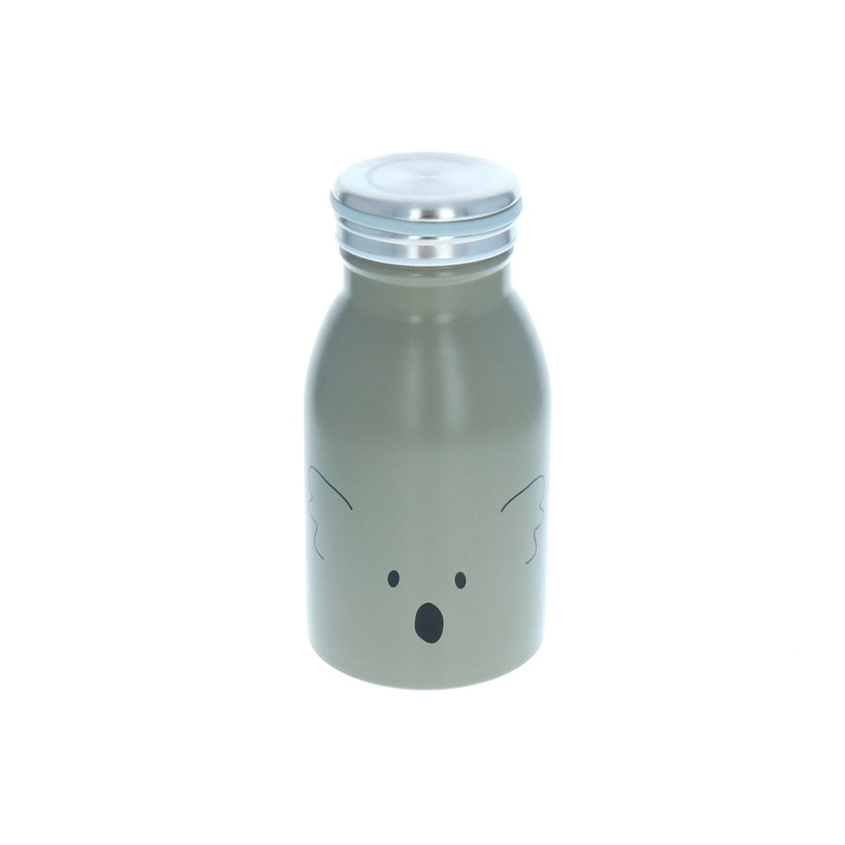 Gourde en métal Koala gris 260 ml Pause goûter
