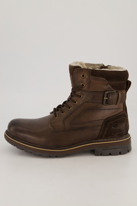 Boot, Dockers, echtes Leder, mit Reißverschluss, Warmfutter