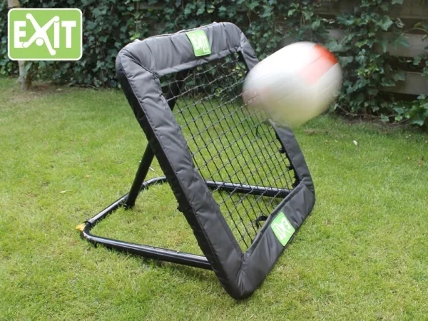 EXIT 43.01.10.00, Firkant, Justerbar vinkel, Fodbold rebounder, Sort