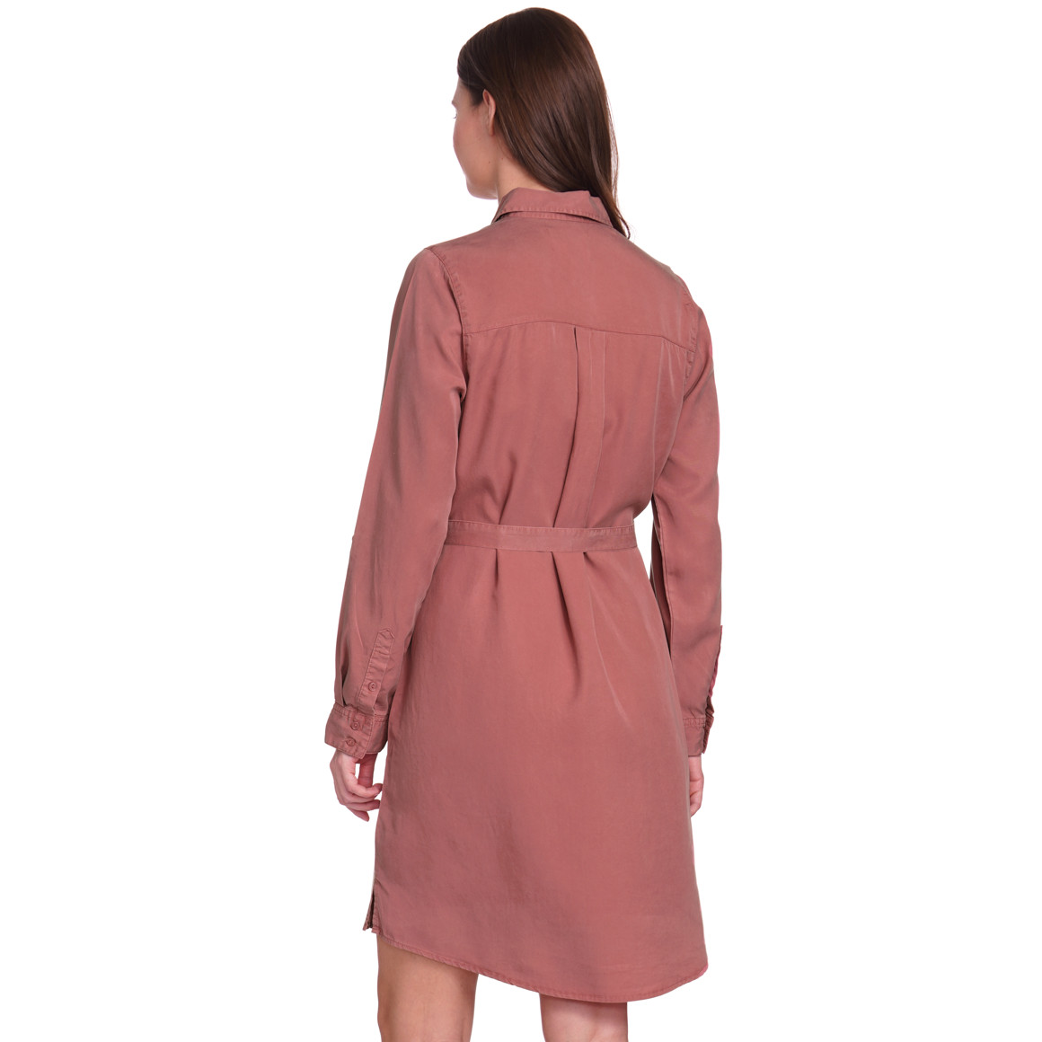 Gina Benotti Damen Kleid mit Bindeband rostrot