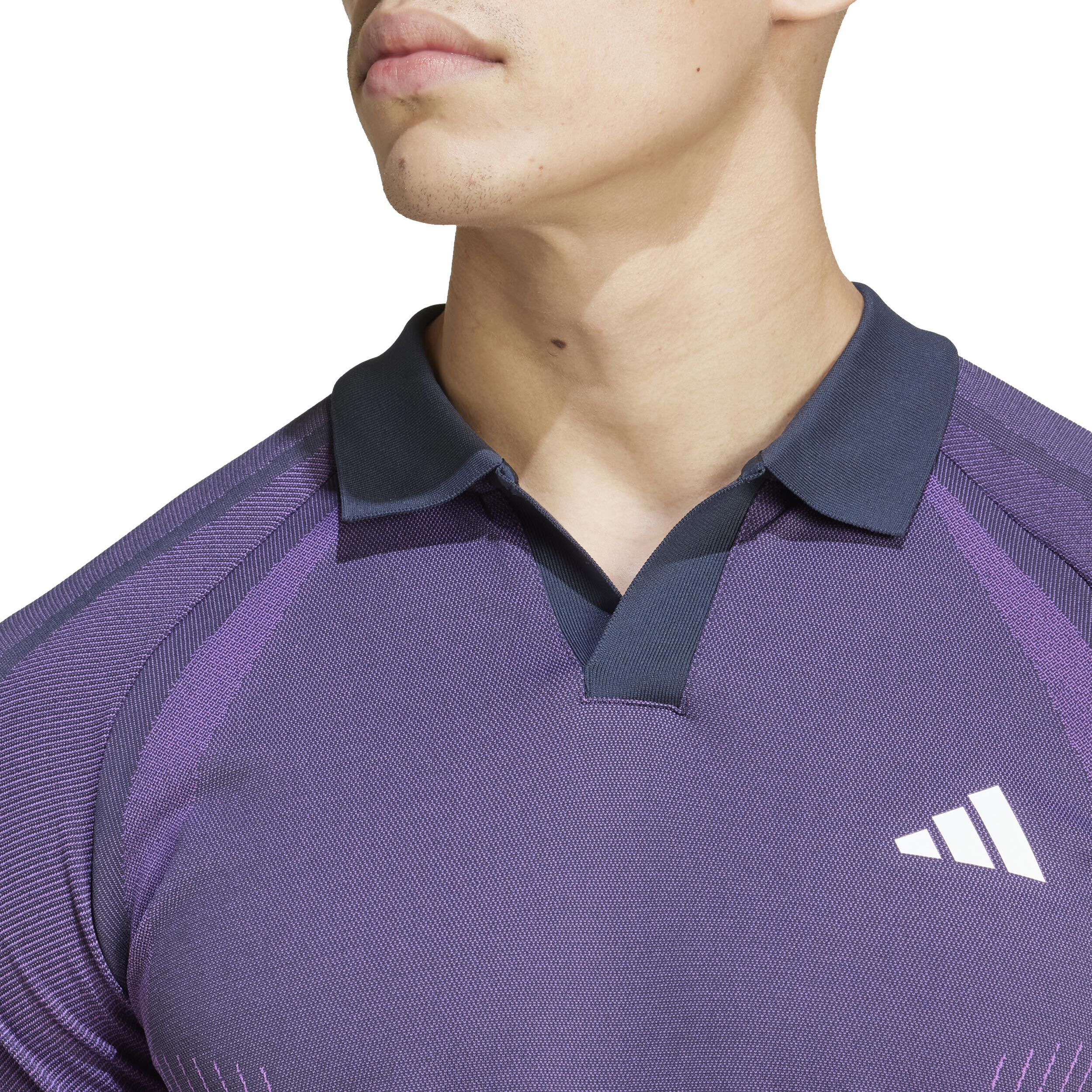 adidas Seamless Pro Polo Hommes - Violet , Berry