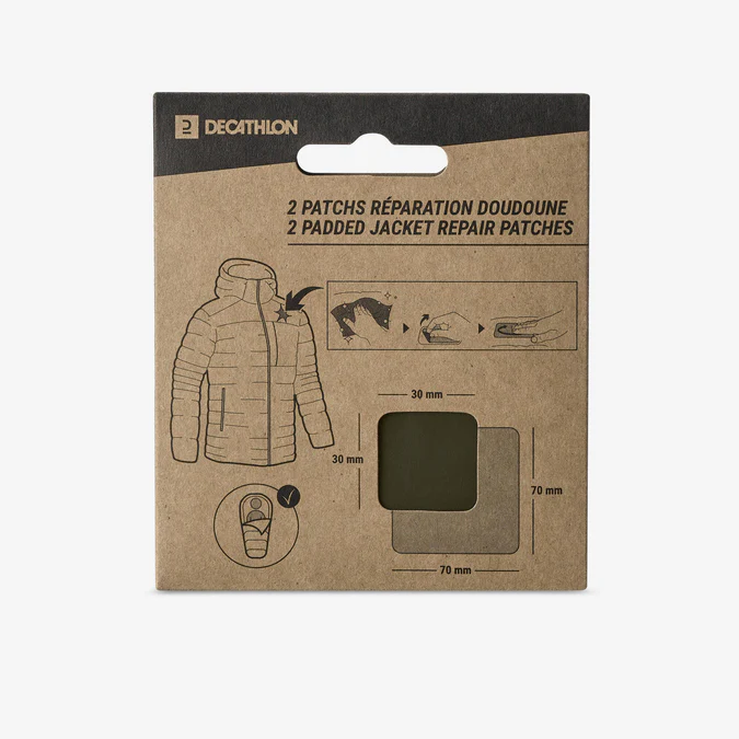 Decathlon Forclaz - Remendos de Reparo Forclaz para Jaquetas de Penas e Sacos de Dormir