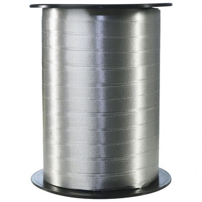 Maildor - Bolduc lisse - ruban d'emballage 7 mm x 500 m - argent
