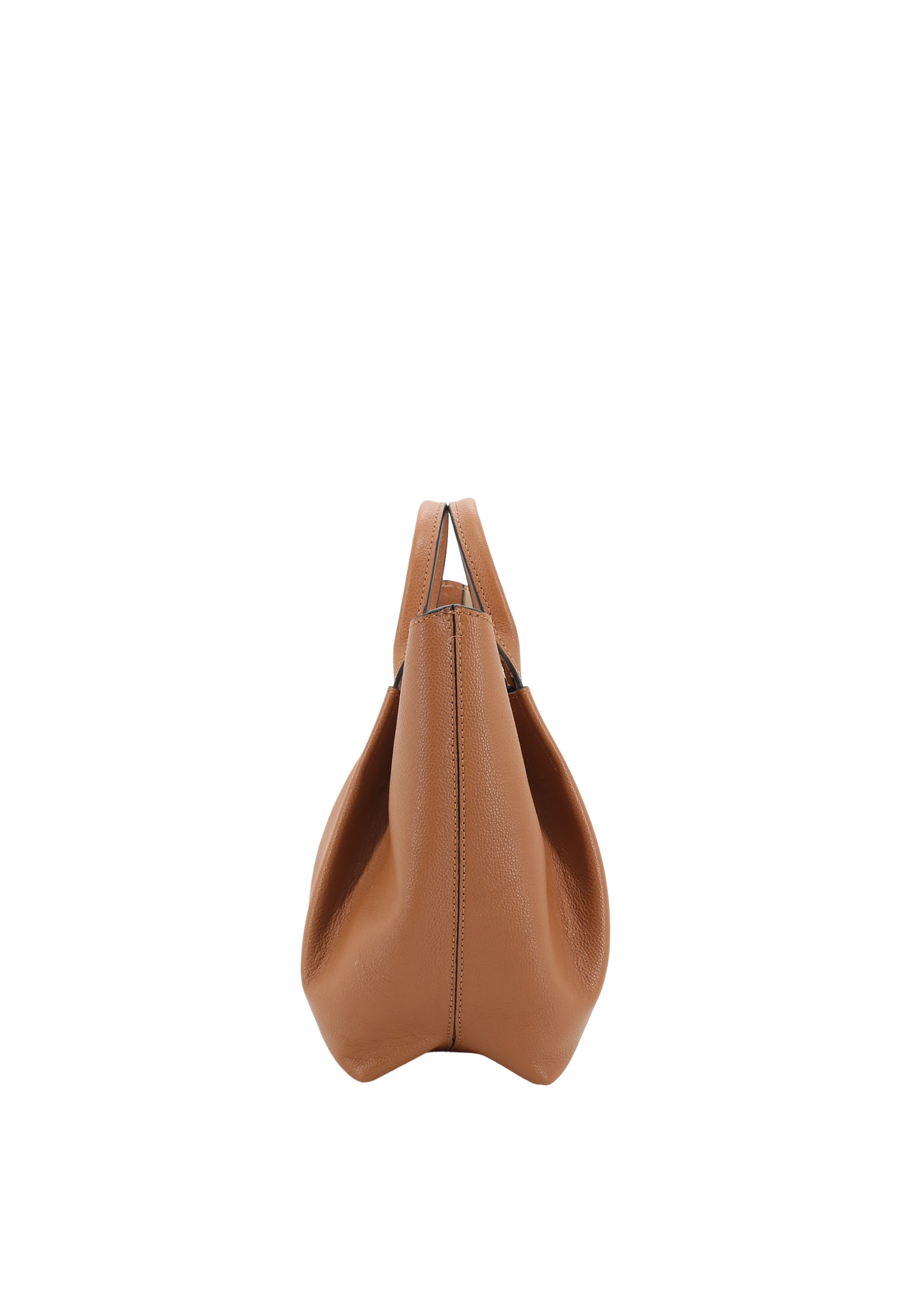 Shopper ESSENTIAL small Leather Agave Standard